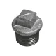 IDMAR Korek 5/4" z obrzeżem ocynkowany (DN32) T9-1