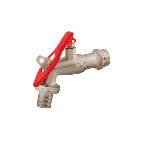 IDMAR Zawór czerpalny zabezpieczany na kłódkę 1/2" (DN15) - Mosiądz 10 bar +100˚C | AIBL_KW015051.9015