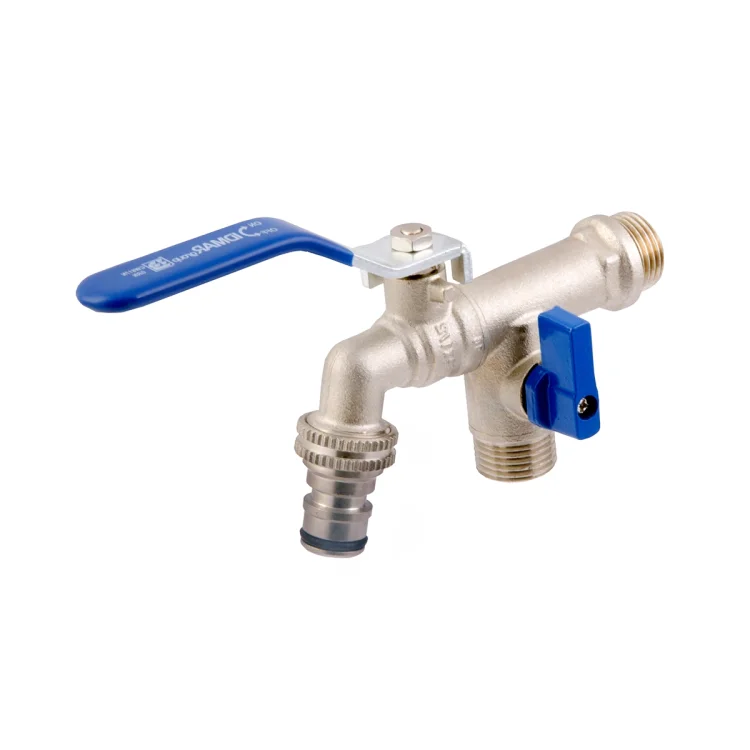 IDMAR Zawór czerpalny do wody  DUO 1/2"x3/4" ANTICALC; KW015X201.DUOAC