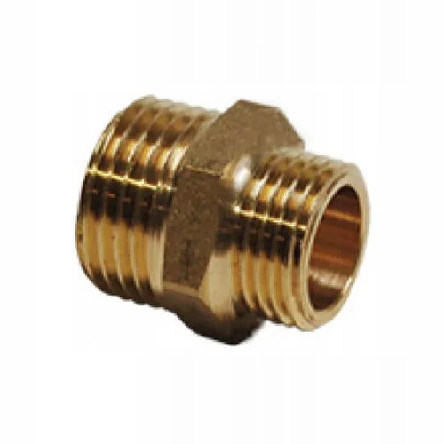 IDMAR Nypel 3/4"x3/8" mosiężny redukcyjny (DN20xDN10); AIMNR020X010.2034