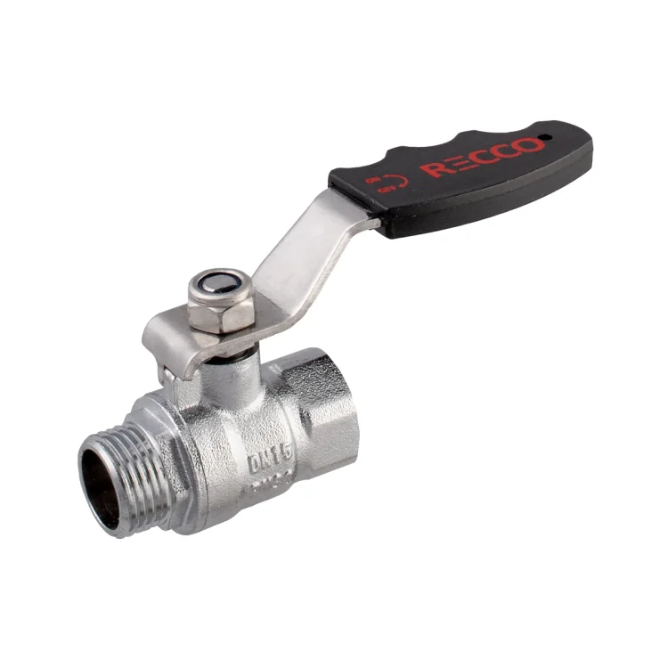 IDMAR Zawór kulowy do wody RECCO GW/GZ 5/4" (DN32) kula antywapienna chrom niepolerowany; RW032312.8022R2