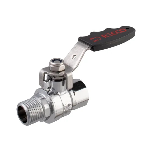 IDMAR Zawór kulowy 1 1/2"do wody RECCO GW/GZ (DN40) kula antywapienna chrom polerowany; RW040212.8022R1