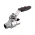IDMAR Zawór kulowy 1/2" do wody RECCO GW/GZ kula antywapienna chrom polerowany; RW015212.8022R1