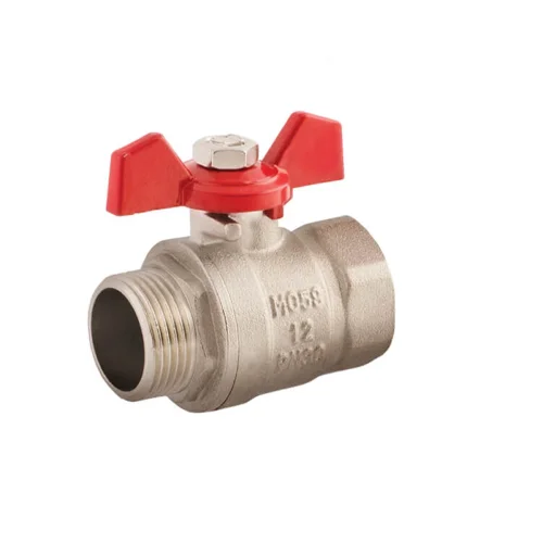 IDMAR Zawór kulowy 1/2" do wody GW/GZ z motylkiem; KW015022.8025