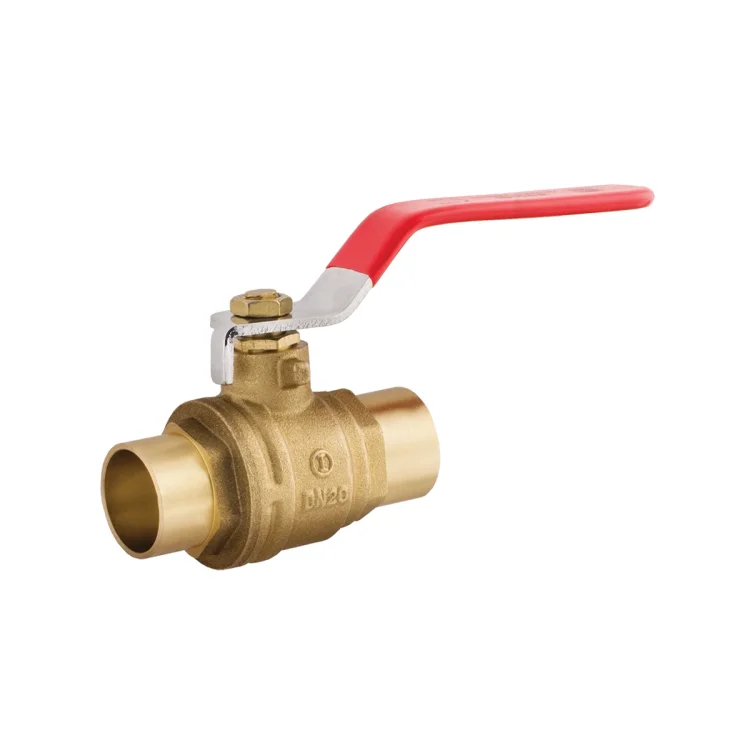 Zawór kulowy do wody mosiężny do wlutowania 42mm; KW042121.8035