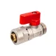 IDMAR Zawór kulowy 1/2"x16 PEX ciepła woda GZ mini-1