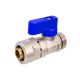 IDMAR Zawór kulowy 1/2"x16 PEX mini GZ zimna woda-1