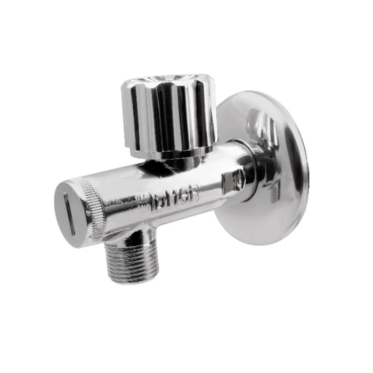 IDMAR Zawór kulowy kątowy 1/2"3/8" z filtrem kula antywapienna; AŁKF1/2X3/8.6001AW