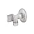 IDMAR Zawór kulowy kątowy z nakrętką 1/2"x3/8" z nakrętką (DN10); AŁK1/2X010.6013