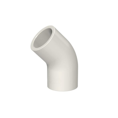 IDMAR Kolano 1/2" PVC 45° system klejony - zimna woda-1