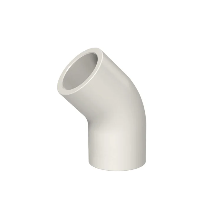 IDMAR Kolano 1/2" PVC 45° system klejony - zimna woda-1