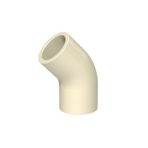 IDMAR Kolano 1/2" 45° CPVC do wody system klejony  - ciepła woda; CPVCKKW015XKW015-45.302
