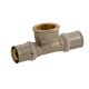 Trójnik PEX 16 x 3/4" x 16 gwint wewnętrzny - system zaprasowywany; PEXSZTGW16X020.4040