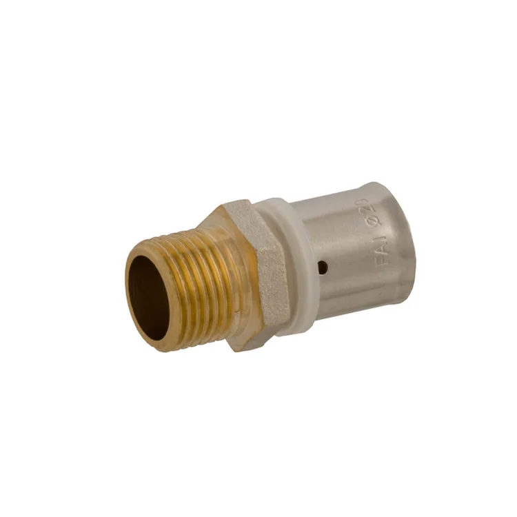 IDMAR Złączka prosta PEX 25mm x 3/4" gwint zewnętrzny - system zaprasowywany; PEXSZZGZ25X020.4033