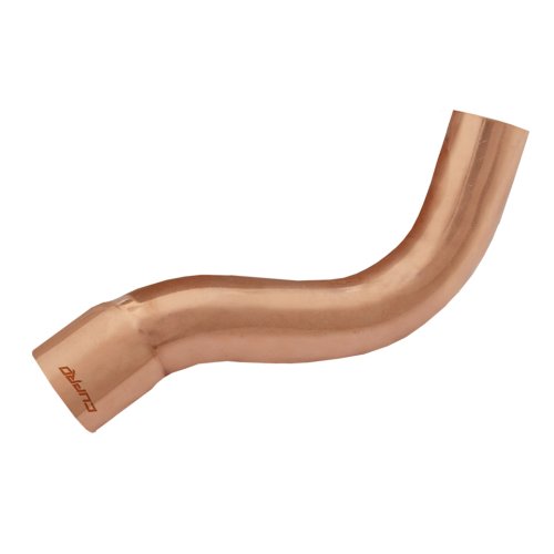 Obejście miedziane jednokielichowe 15mm lutowane; AICU_LZOWZ15