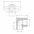 IDMAR Kolano CPVC z uchwytem 15 x 1/2 " gwint wewnętrzny system klejony-2