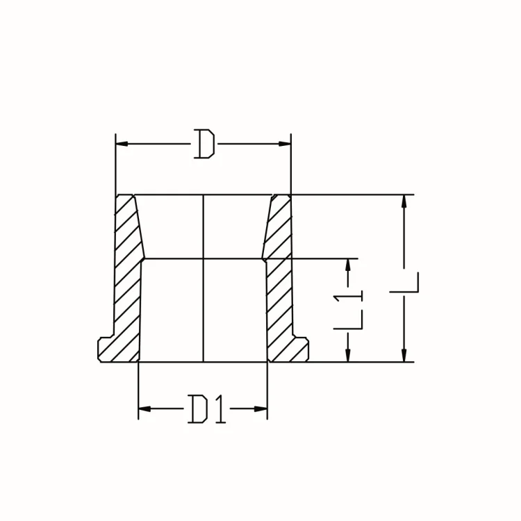 IDMAR Tuleja redukcyjna 1"x3/4" PVC do wody system klejony - zimna woda; PVCTURKW025XKZ020.301 schemat