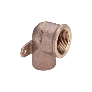 Kolanko 15mm x1/2" GW montażowe z łapami lutowane wieszakowe; AICU_LZKM15X015