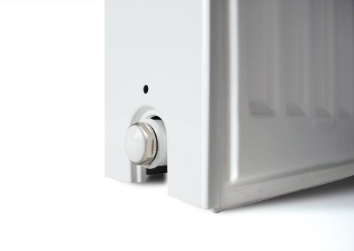 Grzejnik stalowy HEAT PRO Compact C11 600×1000 w kolorze białym – widok z boku