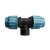 PE Trójnik skręcany 90 20 mm x 1/2' x 20 mm GW [PN10]-1