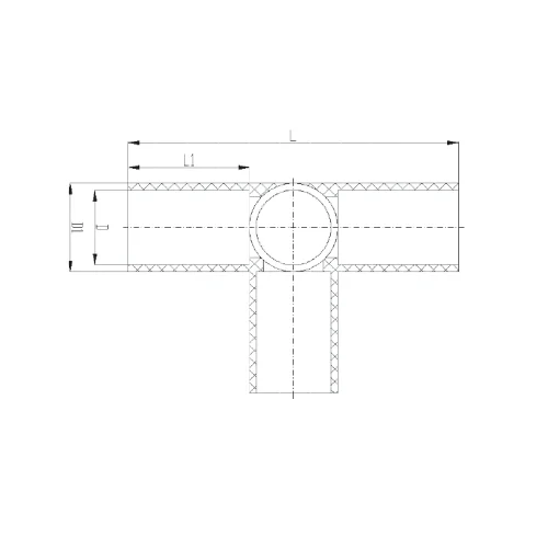IDMAR Czwórnik kątowy PVC 1/2" (DN15) system klejony - zimna woda-2