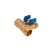 Rozdzielacz PEX 1" x 16 x 3 z zaworami do zimnej wody-3