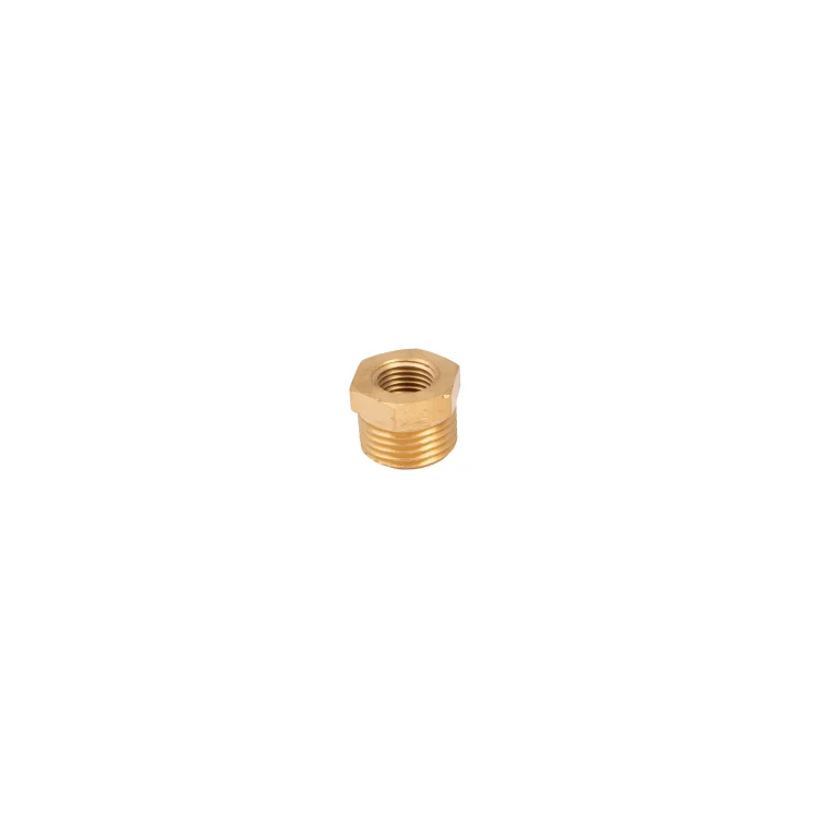 Idmar Redukcja mosiężna 1/2"x1/4" DN15xDN8 do manometru-2