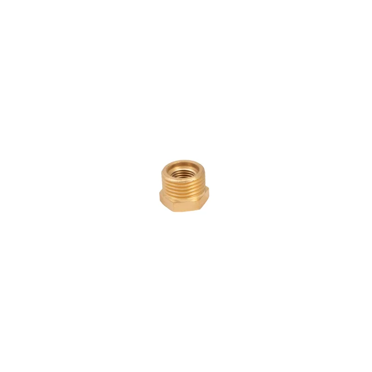 Idmar Redukcja mosiężna 1/2"x1/4" DN15xDN8 do manometru-3