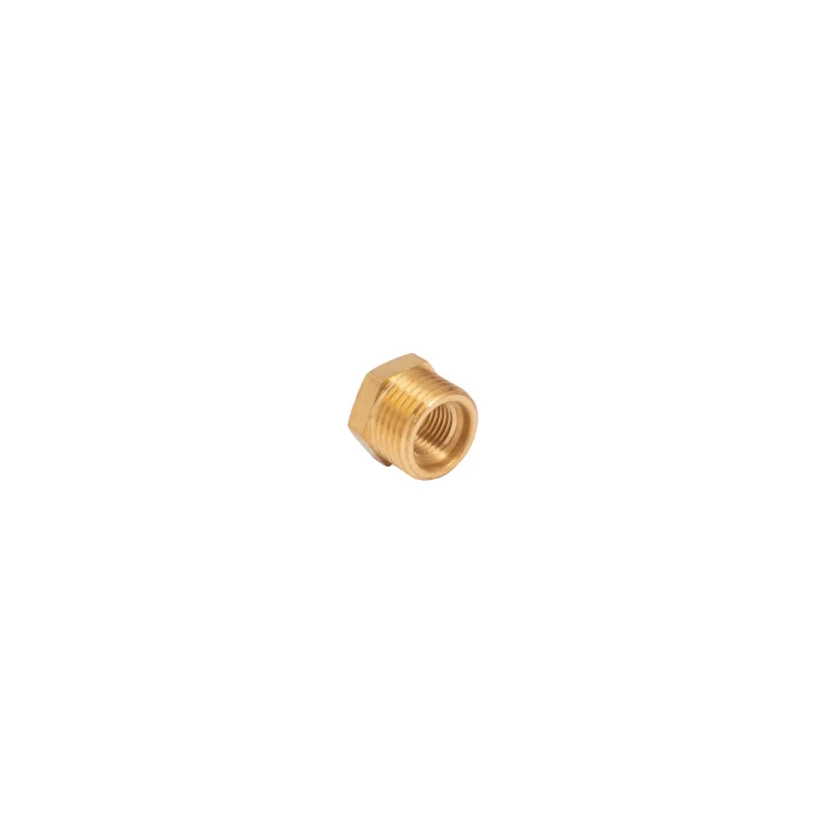 Idmar Redukcja mosiężna 1/2"x1/4" DN15xDN8 do manometru-4