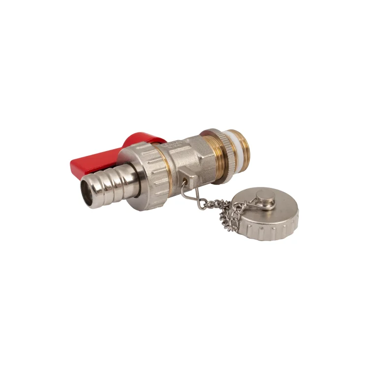 IDMAR Zawór kulowy spustowy z zaślepką 1/2" (DN15)-5