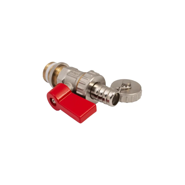 IDMAR Zawór kulowy spustowy z zaślepką 1/2" (DN15)-6