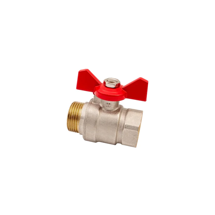 IDMAR Zawór kulowy 1/2" do wody gwint w/z z motylkiem SOLID-5