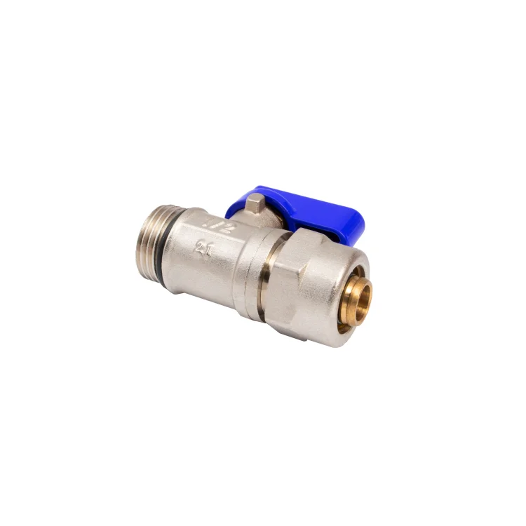 IDMAR Zawór kulowy 1/2"x16 PEX mini GZ zimna woda-3