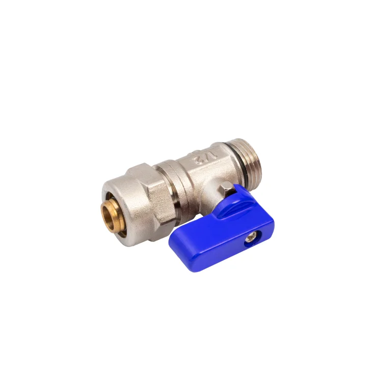 IDMAR Zawór kulowy 1/2"x16 PEX mini GZ zimna woda-6
