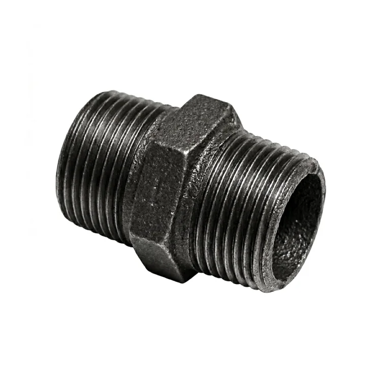 IDMAR Nypel 1" czarny (DN25) N4-2