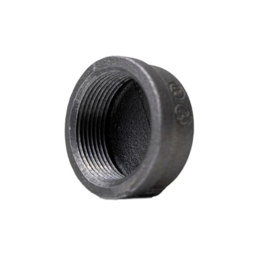 IDMAR Zaślepka okrągła 1/2" czarna-1