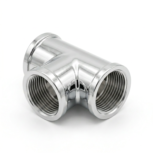Idmar Trójnik chromowany 3/4" DN20 do instalacji-2