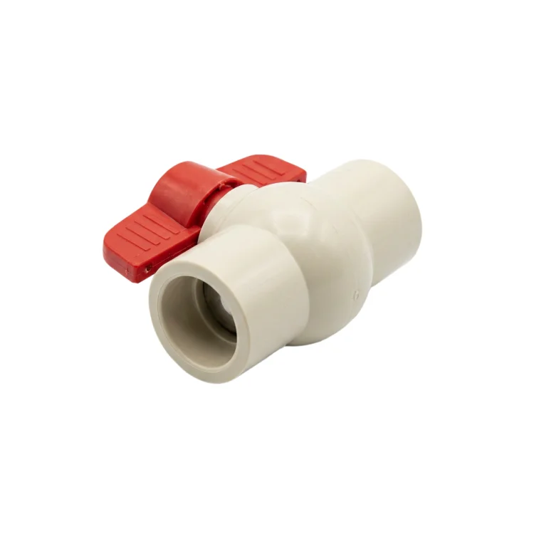 IDMAR Zawór kulowy 1/2" CPVC (DN15) system klejony - ciepła woda-4