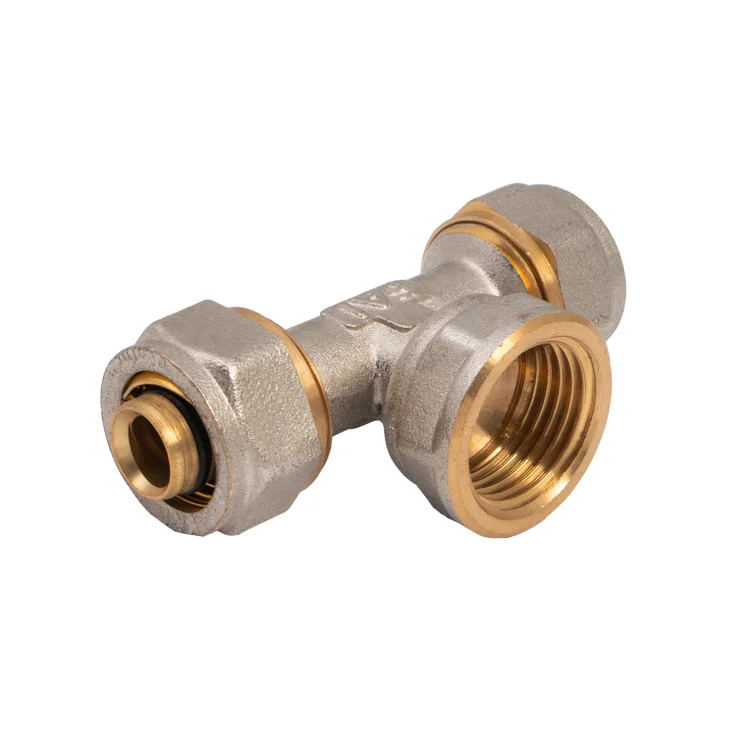 IDMAR Trójnik PEX 16 x 3/4" x 16 gwint wewnętrzny - system skręcany-1