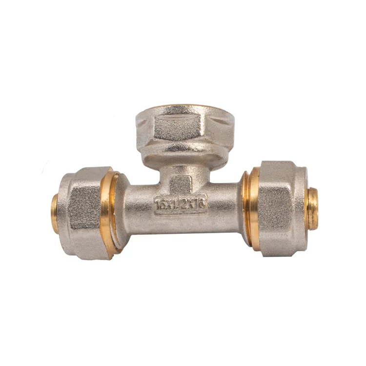 IDMAR Trójnik PEX 16 x 3/4" x 16 gwint wewnętrzny - system skręcany-2