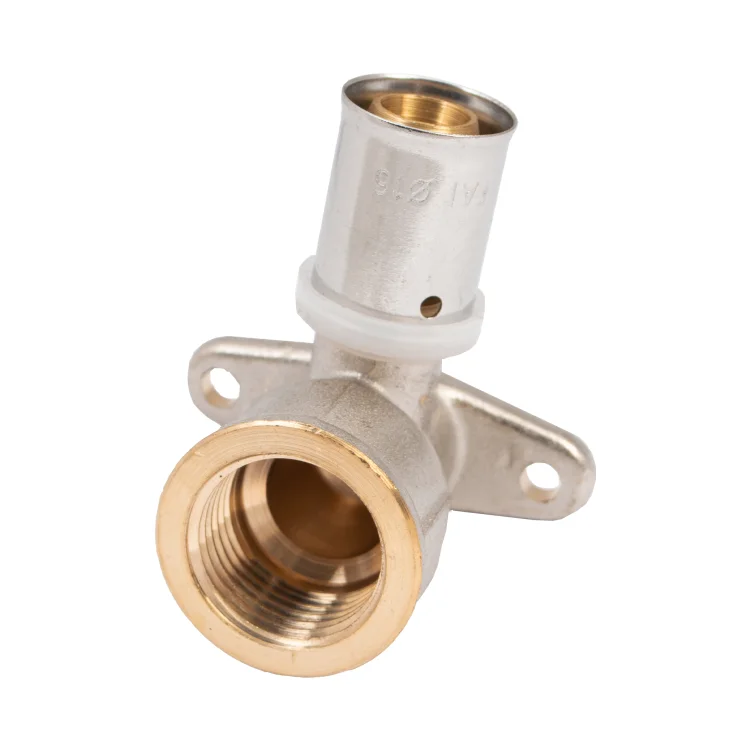 IDMAR Kolano z uchwytem PEX 16 x 1/2" gwint wewnętrzny - system zaprasowywany-1
