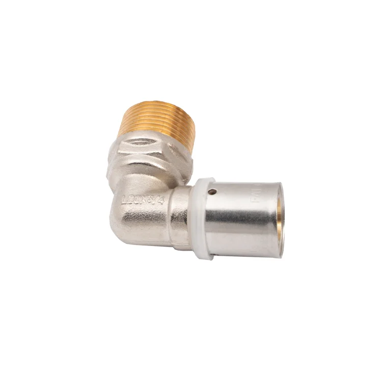 IDMAR Kolano PEX 20 x1/2"gwint zewnętrzny - system zaprasowywany-6