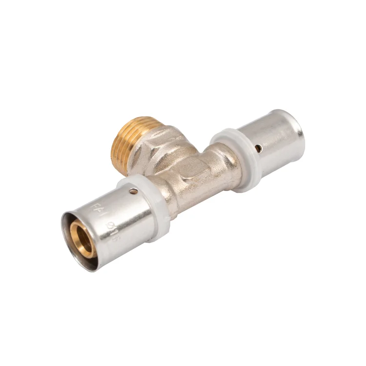 IDMAR Trójnik PEX 20 x 3/4" x 20 gwint zewnętrzny - system zaprasowywany-6