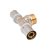 IDMAR Trójnik PEX 25 x 3/4" x 25 gwint zewnętrzny - system zaprasowywany-3