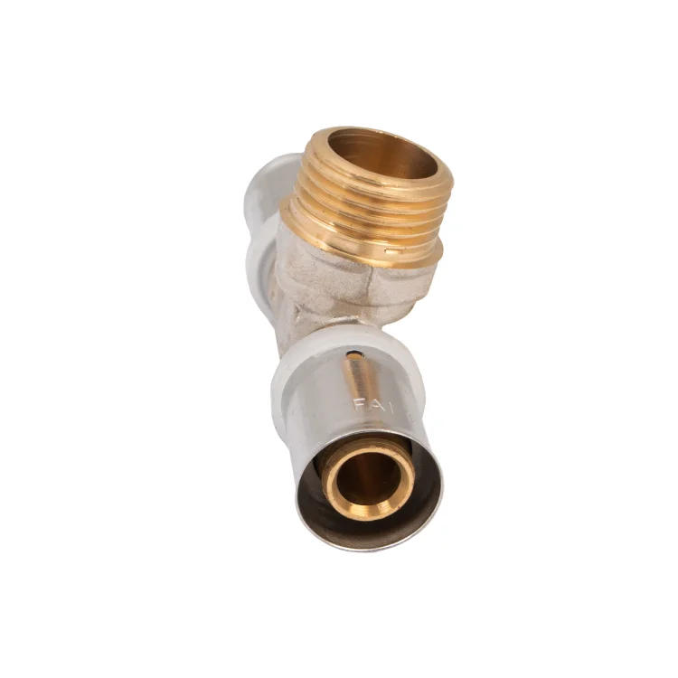 IDMAR Trójnik PEX 25 x 1" x 25 gwint zewnętrzny - system zaprasowywany PEXSZTGZ25X025.4041-5