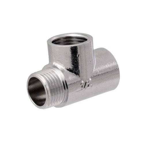 Idmar Trójnik chromowany 1/2" WZW DN15-1