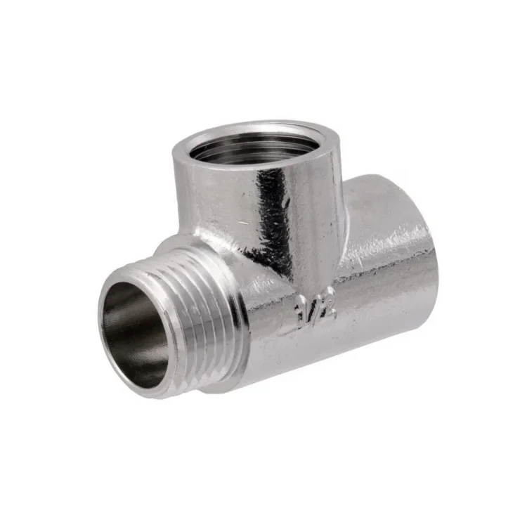 Idmar Trójnik chromowany 1/2" WZW DN15-1