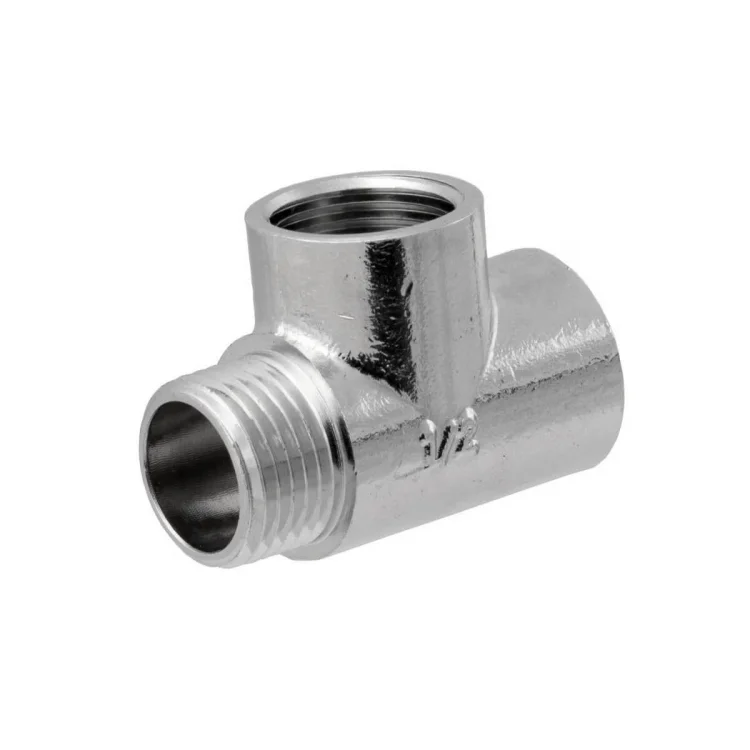 Idmar Trójnik chromowany 3/8" ZWW DN10-1