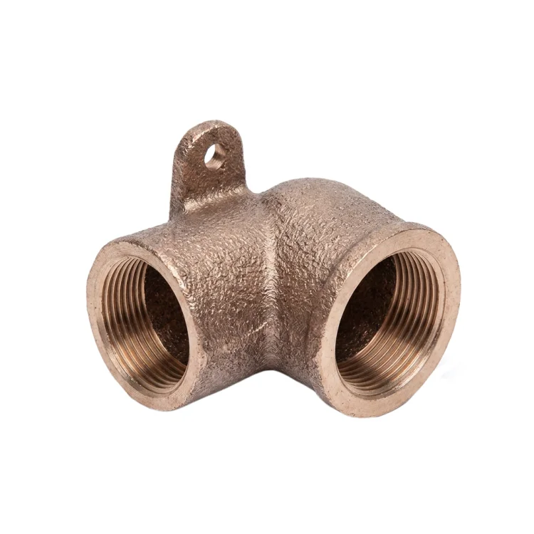 Kolanko 18x1/2" GW montażowe z łapami lutowane wieszakowe-2