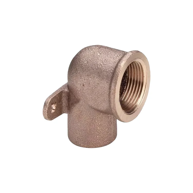 Kolanko 18x1/2" GW montażowe z łapami lutowane wieszakowe-3